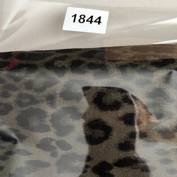 INC Animal-Print Curvy-Fit Skinny Pants Olive Green Black Size 2 - Picture 11 of 11